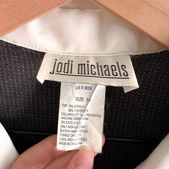 Vintage Jodi Michaels Polka Dot Blouse Size S - Picture 8 of 8